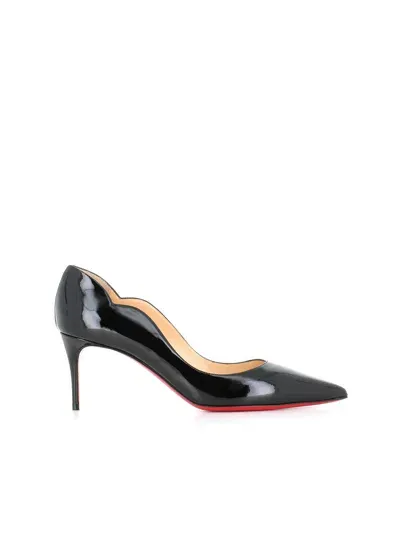 Christian Louboutin Women's Hot Chick 70mm Patent-finish Pumps In Black