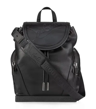 Christian Louboutin Explorafunk Logo Backpack In Black