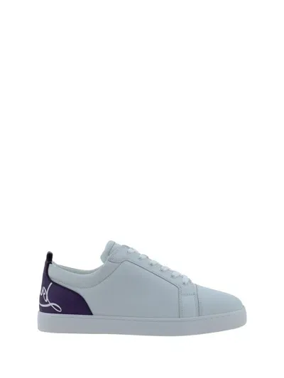 Christian Louboutin Fun Louis Junior Sneakers In Purple