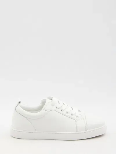 Christian Louboutin Fun Louise Junior Flat Sneakers In White