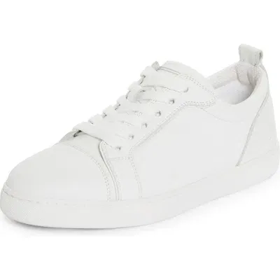 Christian Louboutin Fun Louise Junior Low Top Sneaker In White