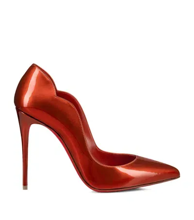 Christian Louboutin Hot Chick Patent Leather Pumps 100 In Red