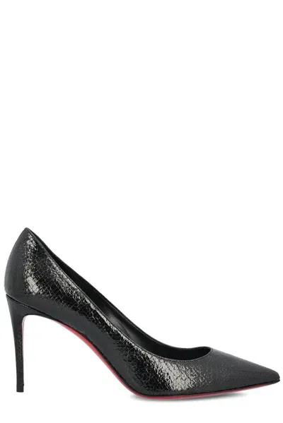 Christian Louboutin Kate Pointed Toe Pumps In Black