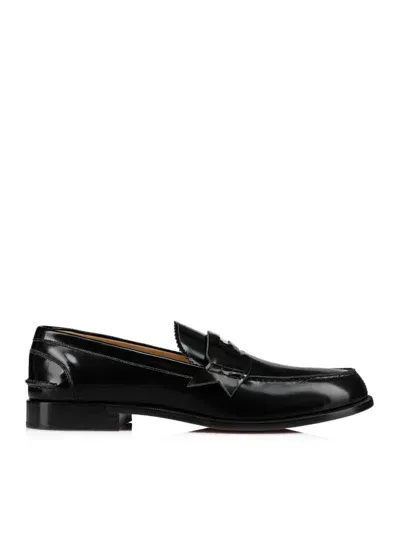 Christian Louboutin Loafers Shoes In Black