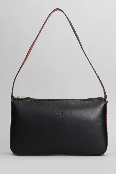 Christian Louboutin Loubila Hybrid Leather Shoulder Bag In Black