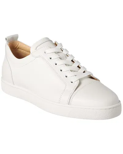 Christian Louboutin Louis Junior Leather Sneaker In White