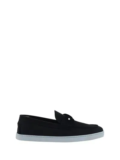 Christian Louboutin Men Chambeliboat Loafers In Black