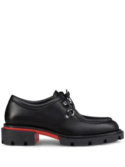 Christian Louboutin Pabelito Derby Dress Shoes In Black