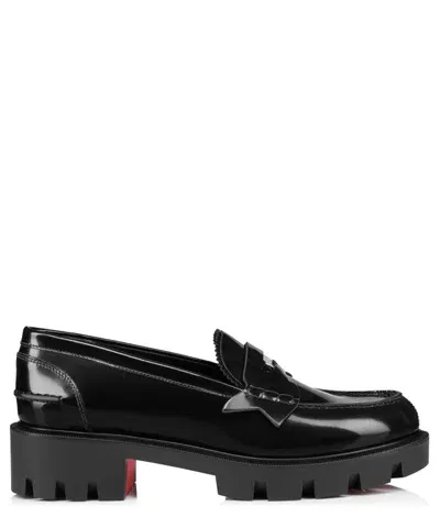 Christian Louboutin Penny Loafers In Black