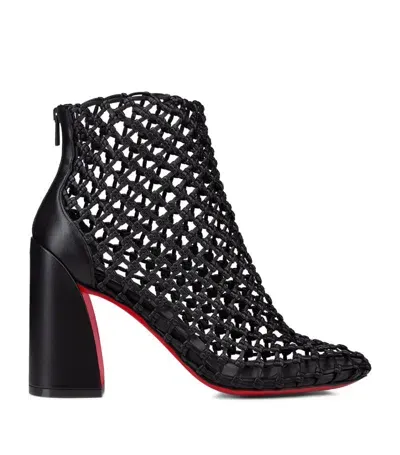 Christian Louboutin Porlibooty Leather Ankle Boots 85 In Multi