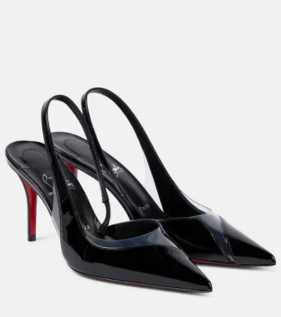 Christian Louboutin Posticha Pointed Toe Slingback Pump In Black