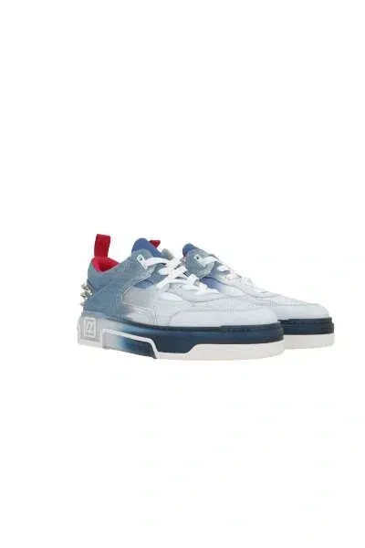 Christian Louboutin Sneakers In Blue+white