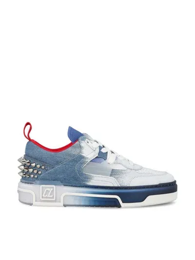 Christian Louboutin Sneakers In Blue-white