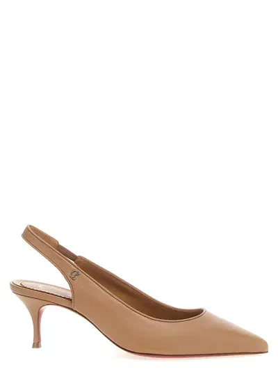 Christian Louboutin Sporty Kate Slingback In Beige