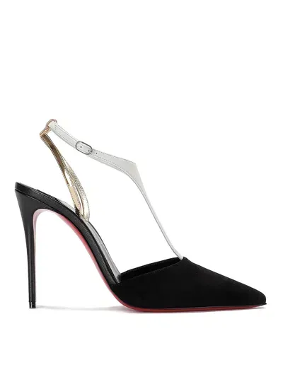 Christian Louboutin Athina Suede Pumps 100 In Multicolour