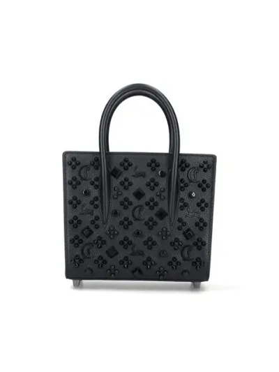 Christian Louboutin Dove Mini Tote Bag In Black