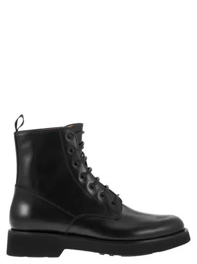 Church's Sleek And Chic: Black Lace-up Ankle Boots For Women