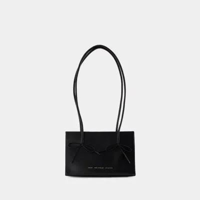 Chylak Shopper Bag With Bows -  - Leather - Black