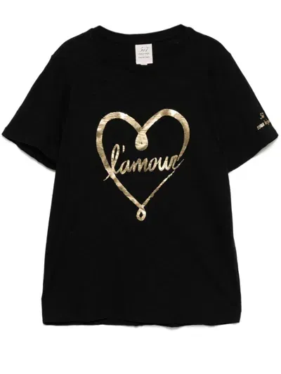 Cinq À Sept Doodled L'amour T-shirt In Blue