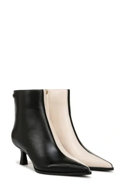 Circus Ny By Sam Edelman Yuki Pointy Toe Bootie In Black/vanilla Bean