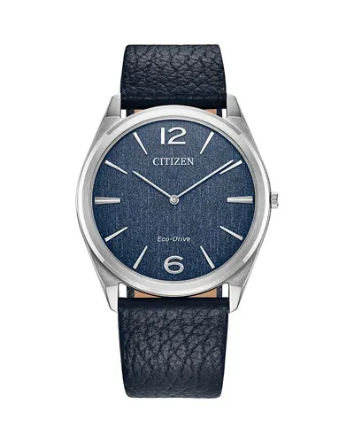 Citizen Eco Drive Classic Suratto Watch, 38mm In Blue/blue