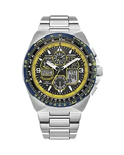 Citizen Promaster Skyhawk Chronograph, 46mm In Black/silver