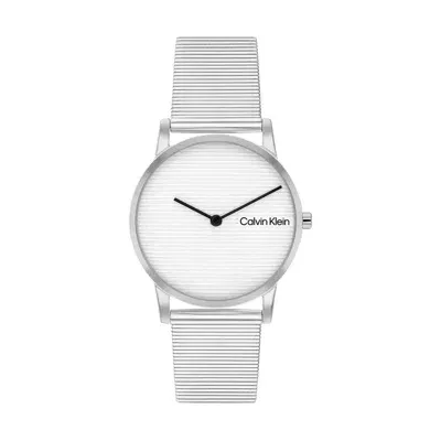 Ck Calvin Klein New Collection Watches Mod. 25100033 In Metallic