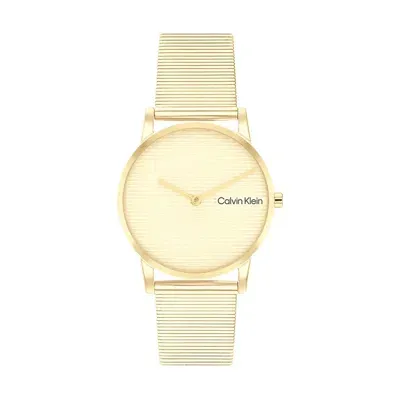 Ck Calvin Klein New Collection Watches Mod. 25100035 In Gold