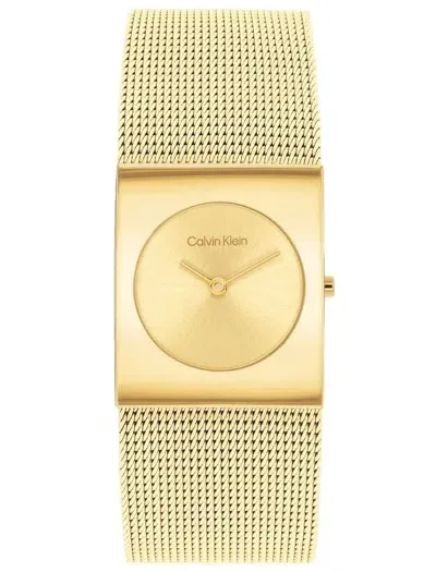 Ck Calvin Klein New Collection Watches Mod. 25100062 In Gold