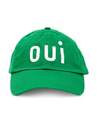 Clare V Oui Baseball Hat In Green