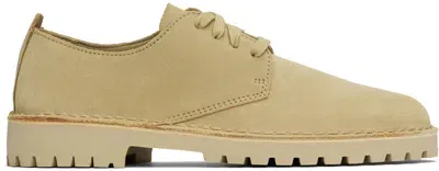 Clarks Originals Beige Desert Rock Lo Derbys In Maple Suede