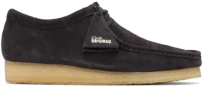 Clarks Originals Brown Wallaby Derbys In Brown Slate Sde