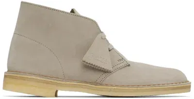 Clarks Originals Ankle Boots In Beige