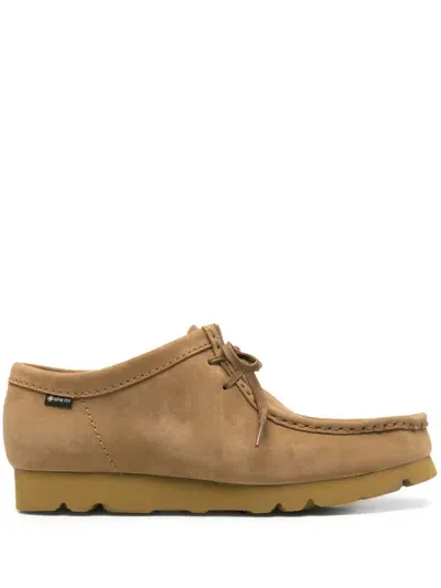 Clarks Originals Wallabee Boots In Brown