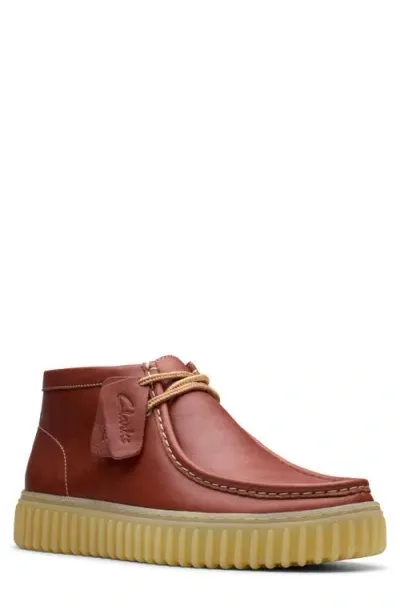 Clarksr Clarks(r) Torhill Hi Chukka Boot In Brown Leather