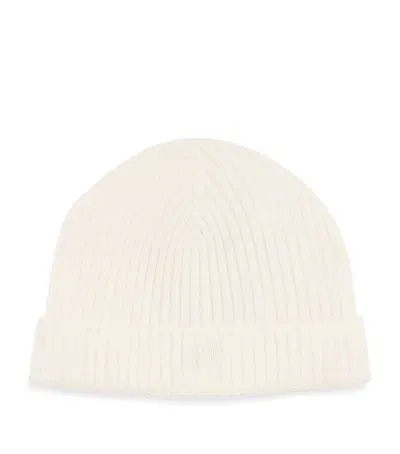 Claudie Pierlot Cashmere Logo Beanie In Neutral