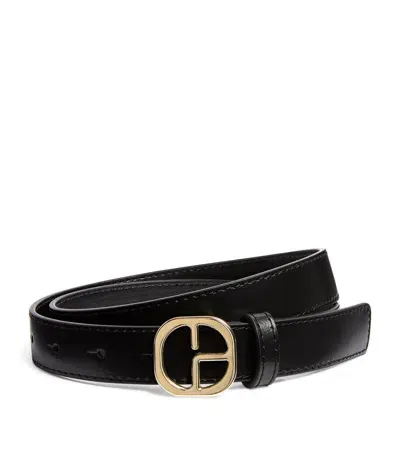 Claudie Pierlot Leather Belt In Black