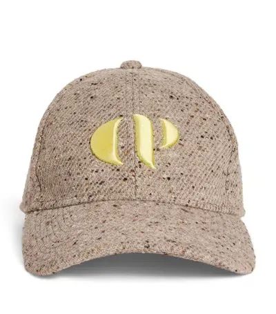 Claudie Pierlot Monogram Baseball Cap In 中性色