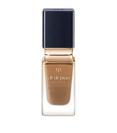 Clé De Peau Beauté Radiant Fluid Foundation Matte In Brown