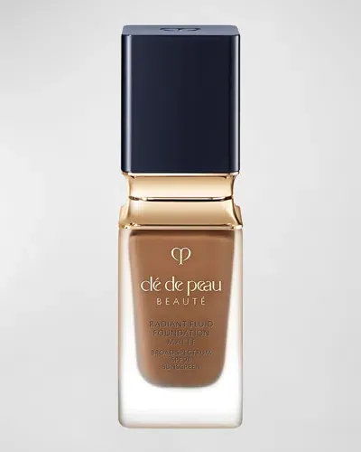 Clé De Peau Beauté Cle De Peau Beaute Radiant Fluid Foundation Matte Broad Spectrum Spf 20 Sunscreen 1.1 Oz. In B (very Deep Beige With Rosy Beige And C