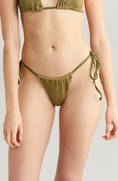 Cleonie Peninsula Bikini Bottoms In Moss