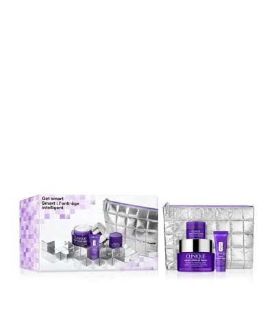 Clinique Get Smart: Anti-ageing Skincare Gift Set In White