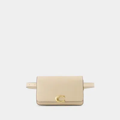 Coach Bandit Belt Bag -  - Leather - Beige In Neutrals