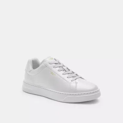 Coach High Line Sneaker In White