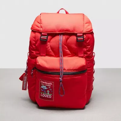 Coach Topia Loop Rucksack In Red