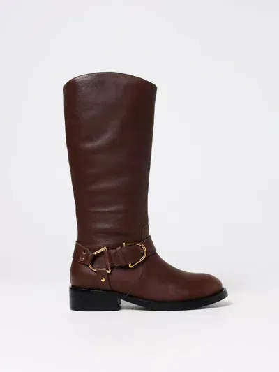 Coccinelle Boots  Woman Color Brown In Braun