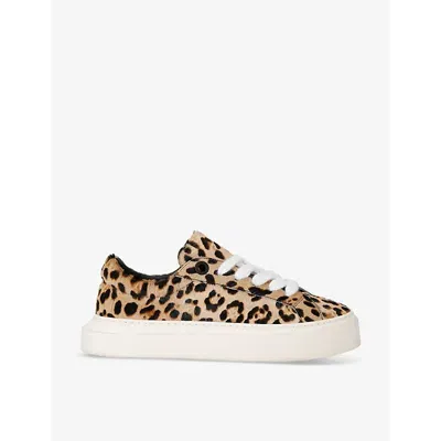 Cole Buxton Leopard Wilson Sneaker In Leopard/white