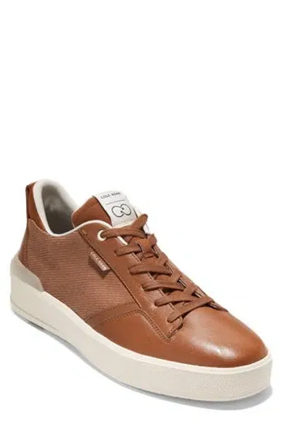 Cole Haan Grandpro Rally Sneaker In British Tan/ivory