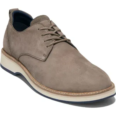 Cole Haan Osborn Plain Toe Derby In Morel Nubuck/ch Oat