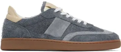 Collegium Gray Pillar Court Ii Sneakers In Blue/blue